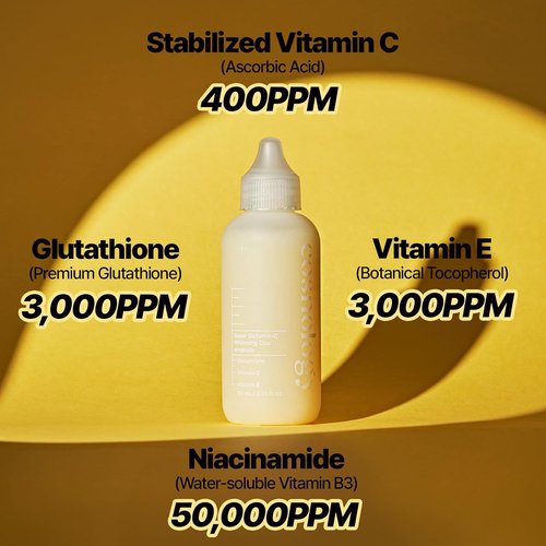 COSNOLOGY Glass Skin Care Set - Glow Serum & Brightening Ampoule | Niacinamide, Vitamin C, Retinol, 150ml + 80ml