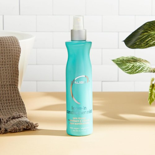 Malibu C Leave-In Conditioner - Moisturizing Heat Protectant & Detangler Spray for All Hair Types (9oz)