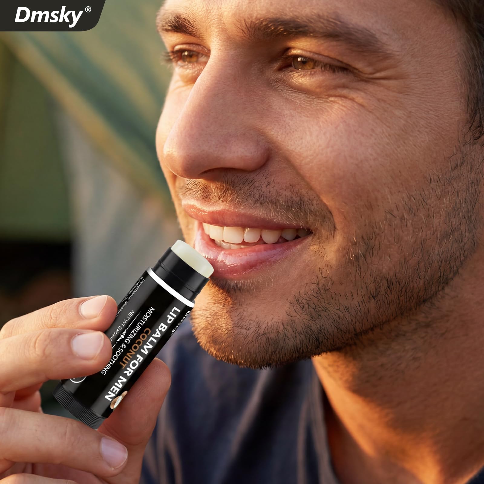 10 Pack Lip Balm for Men - Hydrating Men's Lip Balm Vitamin E and Beeswax - Chapstick for Men Peppermint, Coconut, Vanilla, Lavender & Unscent