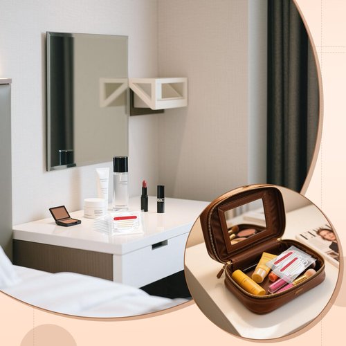 LLHQAMT Vanity Kits Bulk, Hotel Vanity Individually Packaged, Vanity Kit With Cotton Pads, Cotton Swabs, Dental Floss And Nail File (200 pcs)