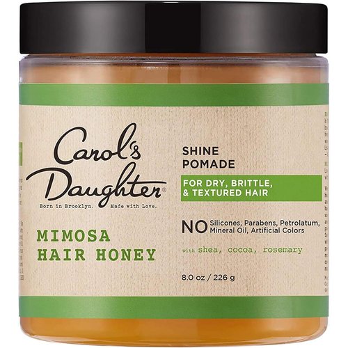 Carol's Daughter Mimosa Hair Honey Shine Pomade - Nourishing Shea Butter & Rosemary Oil for Curly Hair, 8 fl oz