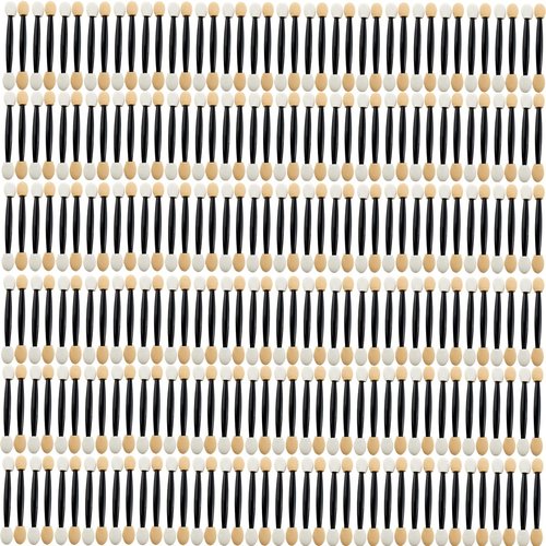 RONYOUNG 202PCS 3 Inch Disposable Eyeshadow Brushes, Sponge Makeup Applicators Dual Sides