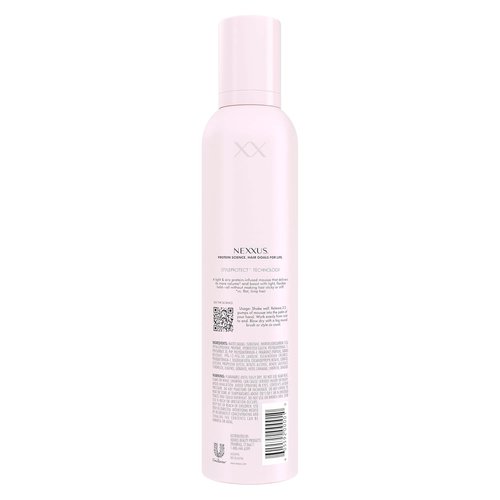 Nexxus Styling Hair Mousse - Volume Boosting Formula with Medium Hold | 10.6 oz Powered by STYLEPROTECT Technology