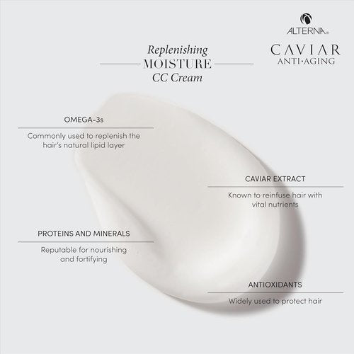 CAVIAR Anti-Aging CC Cream - 10-in-1 Hair Protection & Treatment | Nourishes, Restores & Hydrates