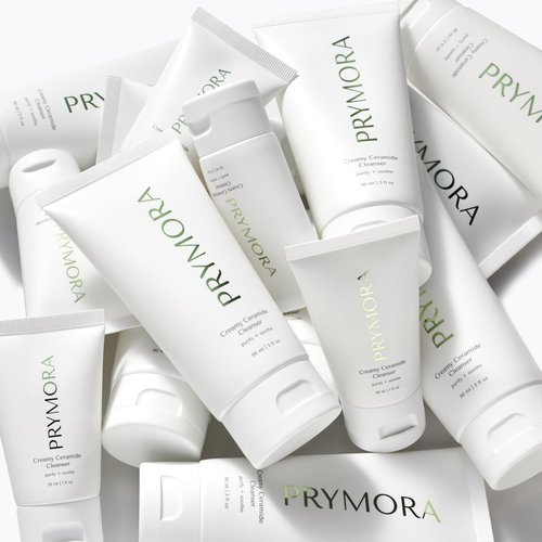 PRYMORA Creamy Ceramide Cleanser | Purify + Soothe | Removes Impurities & Makeup, Sensitive Skin Approved | Fragrance-Free