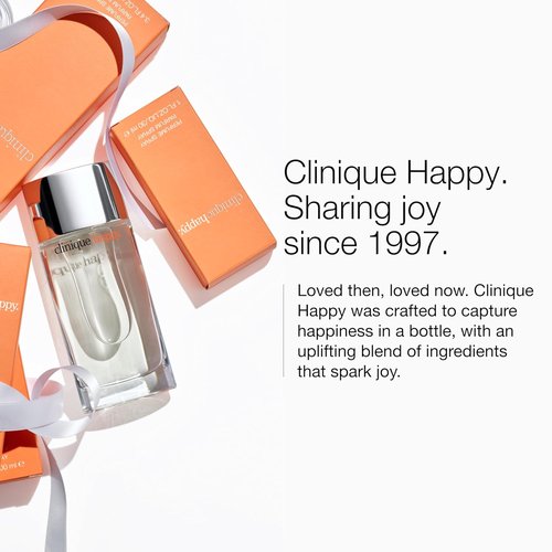 Clinique Happy Eau de Parfum Spray - Bright Grapefruit & Floral Notes | Women's Fragrance 1.7 oz