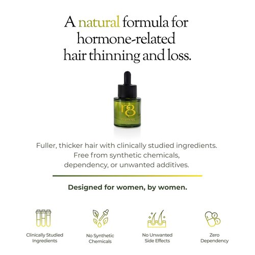 Regener8 Hair & Scalp Oil for Women - Natural Essential Oil Blend for Thinning Hair & Loss | Hormone Support