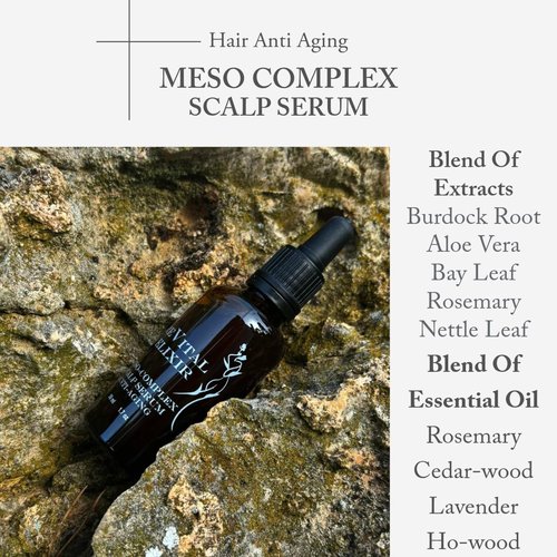 Meso-Complex Scalp and Hair Anti-Aging Serum – Revitalizing Scalp Treatment for Thinning Hair, Supports Fuller, Healthier-Looking Hair, 50 ml