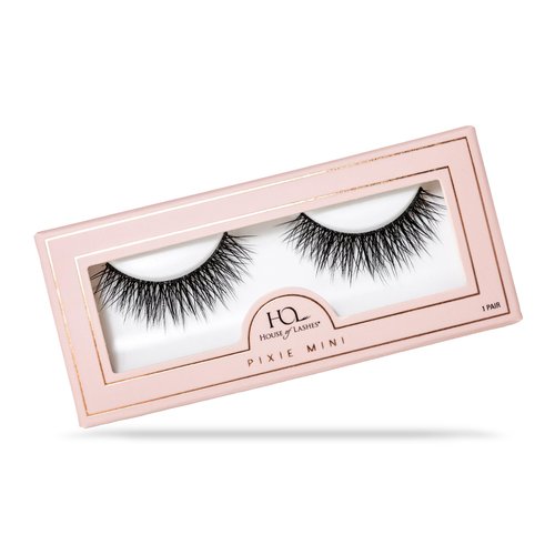 House of Lashes Pixie Mini False Eyelashes - Comfortable Fake lashes for Soft and Fluttery Open Eye Effect, Easy and Reusable Faux Mink Lashes for All Eye Shapes