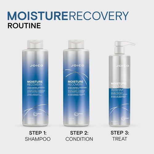Joico Moisture Recovery Treatment Balm - Replenish Moisture & Restore Smoothness | For Thick, Coarse Hair