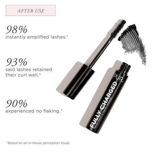 PÜR MINERALS Fully Charged Mascara - Volumizing & Lengthening Formula | Black