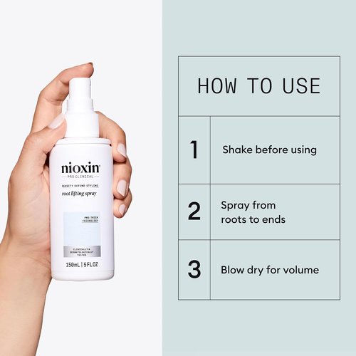 Nioxin Density Defend Styling Root Lifting Spray - Hair Thickening & Volumizing | 5.1 Fl Oz