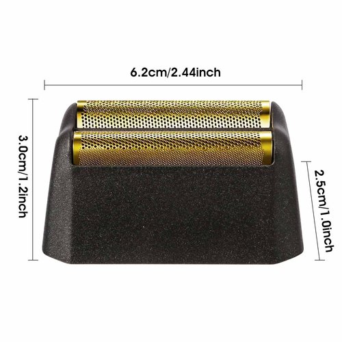 Professional 5 Star Series Finale Shaver Shaper Replacement Foil and Cutter Bar Assembly Compatible with Shaver Model 7031-100, 7043-100 Super Close Super Close Shaving Replacement Heads Black
