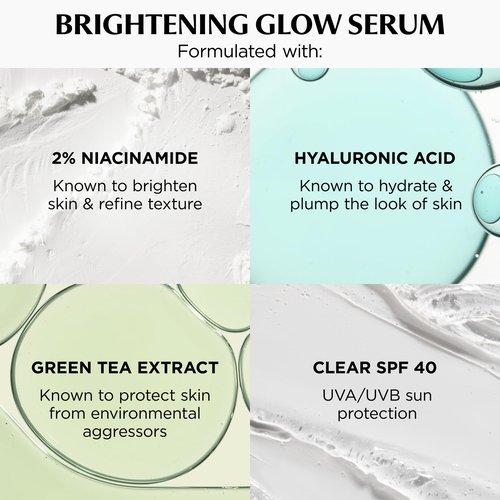 IT Cosmetics CC+ Nude Glow (Light Neutral) - Medium Coverage Foundation with SPF 40 & Brightening Glow Serum, Lightweight Skin Tint, 2% Niacinamide + Hyaluronic Acid, Up to 24H Hydration - 1.08 fl oz