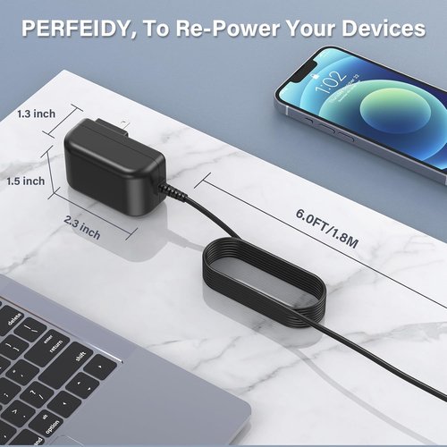 BaByliss PRO Power Cord - 6.0Ft Extra Long Charger for FX787, FX788, FX820 Trimmer & FX870 Clipper