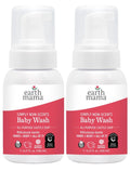 Earth Mama Simply Non-Scents Baby Wash Foaming Hand Soap Refill, All-Purpose Body Wash for Sensitive Skin, Castile Soap with Coconut Oil, Shea Butter, Calendula, & Aloe, 5.3floz 2-Pk