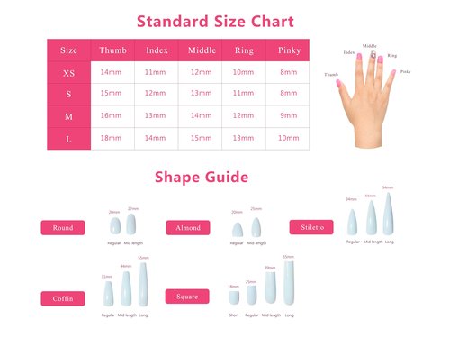 LOVFUL Press on Nails Verona Handmade Curve | Handmade with Full Covered Crystals | Reusable Fake Nails | Square Mid length 1.7in | H186-M