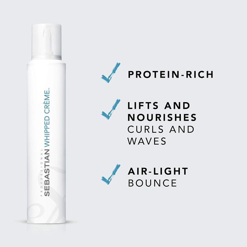 Sebastian Whipped Crème | Light Conditioning Styling Whip for Effortless Hair Control