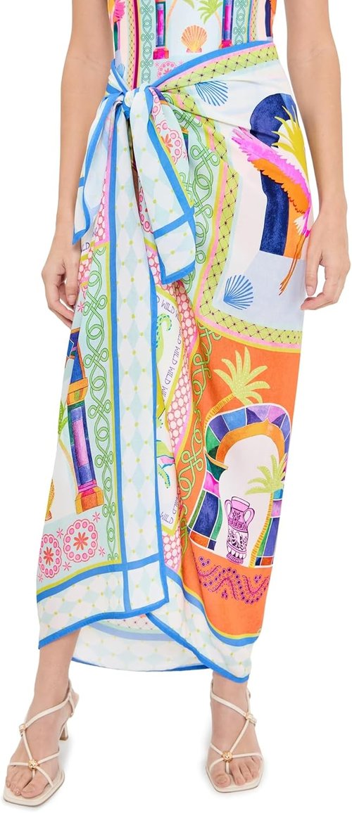 MINKPINK Elysia Sarong - Stylish Beach Cover-Up | Lightweight, Versatile Design