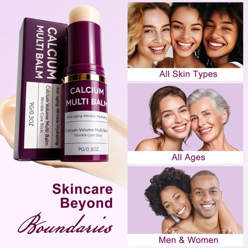 Kabowa Calcium Multi Balm Stick + Calcium Under Eye patch 60ea,Eye Care Duo,Hydrating & Wrinkle Bounce & Lifting Repair Eye Treatment Daily Skin Care