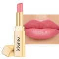 MAKI YIKA Moisture Lipstick - Hydrating Nude Pink Lip Balm for Dry Lips | Juicy Finish, MA073 Bare Soul