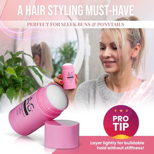 Skiennix Hair Wax Stick - Anti-Frizz Flyaway Tamer for Women & Kids | All-Day Hold Styling Solution