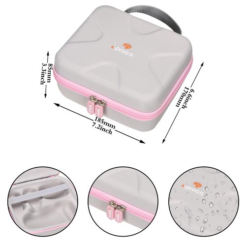 Aproca Hard Travel Storage Portable Case, for Braun Epilator Silk-épil 9 9-720 / Silk-épil 9 9-890 Hair Removal and Accessories