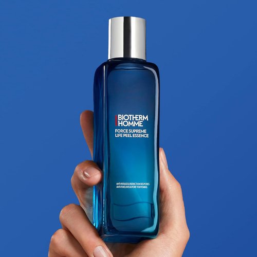 Biotherm Homme Force Supreme Life Peel Essence - Anti-Fine Lines & Pore Tightening for Sensitive Skin | 5 Fl. Oz