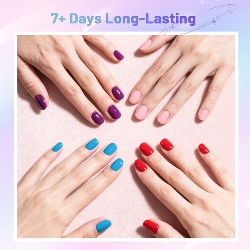OpenLive 32 Color Perfume Nail Polish Set, Red Pink Pueple and Green Quick Drying Nail Polish Set for Women Salon DIY Nail Art