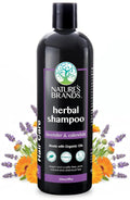 Nature's Brands - Herbal Choice Mari Natural Shampoo for Dry Hair - Organic Olive Oil & Rosemary Extract, 8 Fl Oz | Vegan & Cruelty-Free, Lavender & Calendula Infusion
