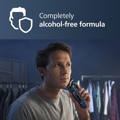 Norelco Philips Quick Clean Pod Cartridge, Easy Cleaning of Your Electric Shaver, Alcohol Free and Skin Friendly Formula, 2 Pack, Model CC12/52