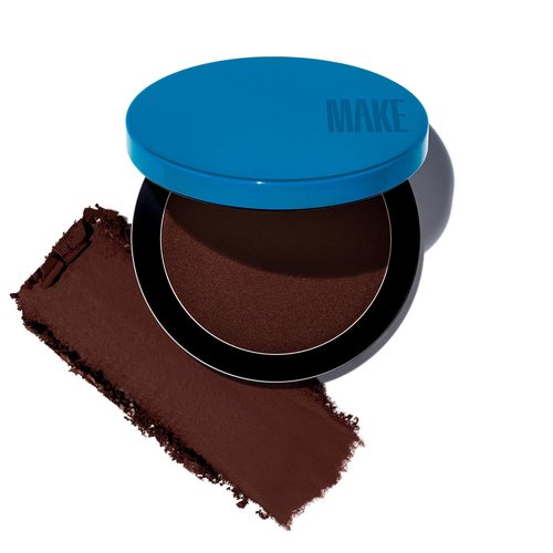MAKE Beauty Bronzer Powder - Matte Contour with Buildable Formula | Non-Comedogenic, Long-Lasting Color, Zodiac Shade for Deep to Dark Skin