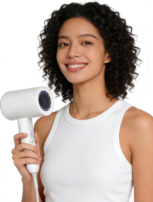 Skiennix Ionic Hair Dryer - 2000W Foldable Travel Blow Dryer | Portable, Low Noise, Compact Design