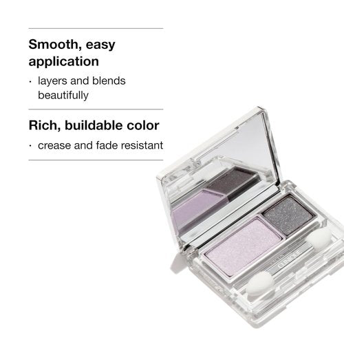 Clinique All About Shadow Duo Eye Shadow - Buildable, Long-Wearing Color for Sensitive Eyes | Smooth Application