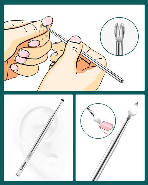 MR.GREEN Manicure Kit 10 in 1, German Stainless Nail Clippers Set, Professional Personal Nail Care Kit Manicure Pedicure Set, Portable Travel Nail Kit with Exquisite Leather Case for Men & Women