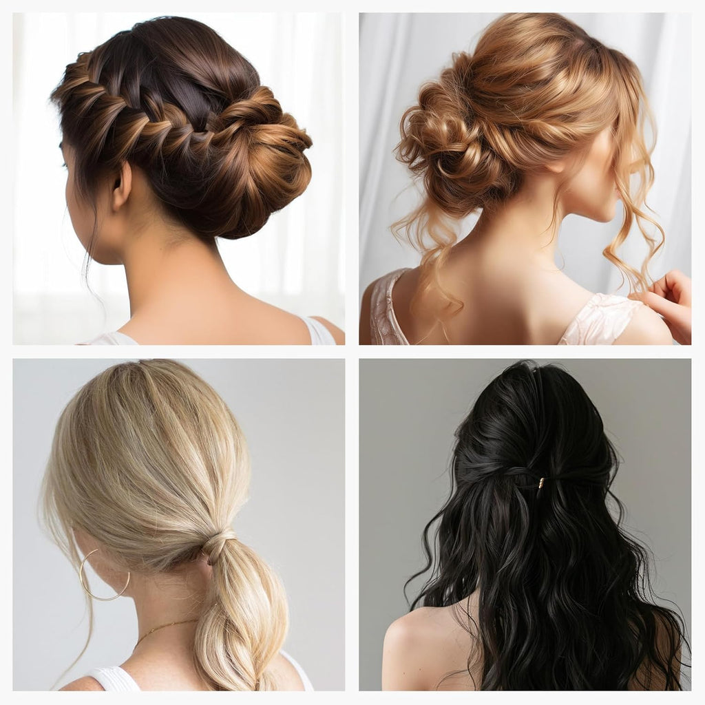 YGQQOY Hair Padding - Volume Insert for Elegant Updos | Gold Hair Sponge for All Hair Types