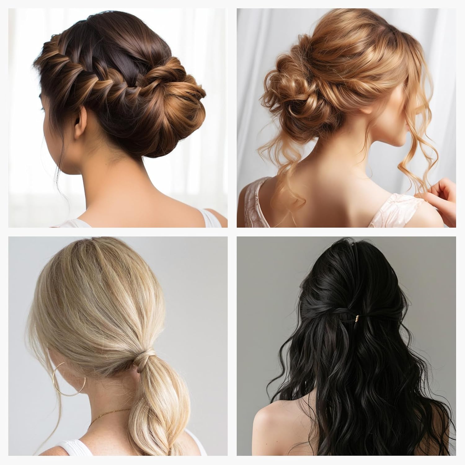 YGQQOY Hair Padding - Volume Insert for Elegant Updos | Gold Hair Sponge for All Hair Types