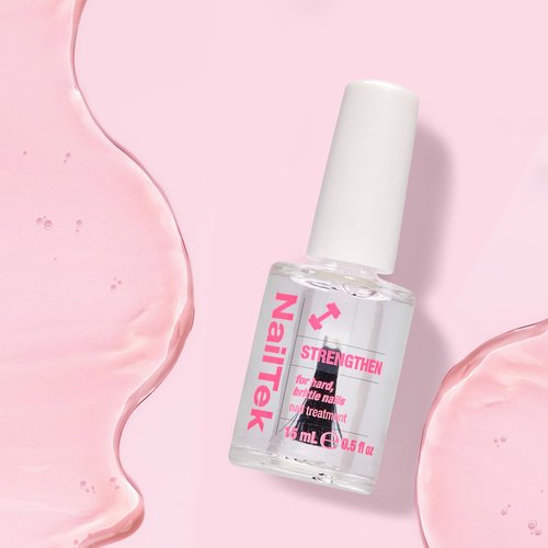 Nail Tek Nail Strengthener Formula 3 – Strengthening Nail-Polish Treatment for Hard, Dry, Brittle Nails, 0.5 fl oz