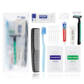 Gisdo Pack of 50 Travel Size Toiletries Kit Individually Packed,Personal Hygiene Kit for Men Homeless Care Package Supplies Bulk