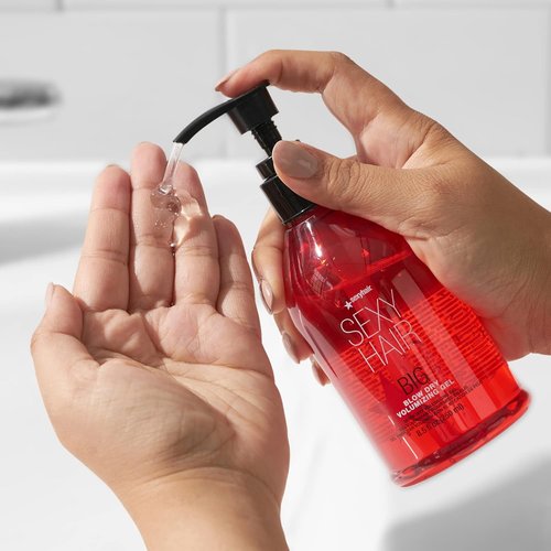 SexyHair Big Blow Dry Volumizing Gel - Maximum Volume & Hold | Humidity Resistant for All Hair Types