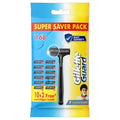 Gillette Guard Shaving Razor for Men (1 Razor with 12 blades) | Super Value Pack with upto 1 year of shaving | Safety comb and flexible head for a safe shave