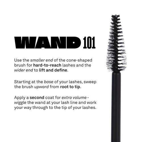 Babe Lash Mascara - Smudge-Proof, Long-Lasting Formula for Buildable Volume | Dramatic Black