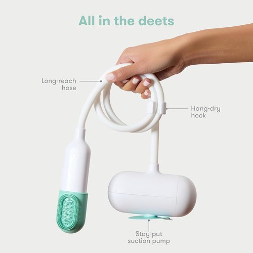 Frida Baby Bathtub Sprayer Attachment - Control Waterflow with Scalp Massager & 2 Pressure Modes