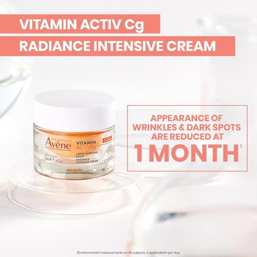 Avène Vitamin Cg Radiance Intensive Cream - Brightening & Hydrating Formula for Glowing Skin