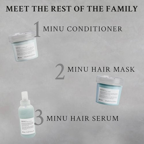 Davines Minu Shampoo - Color Protection & Shine | 8.45 Fl Oz