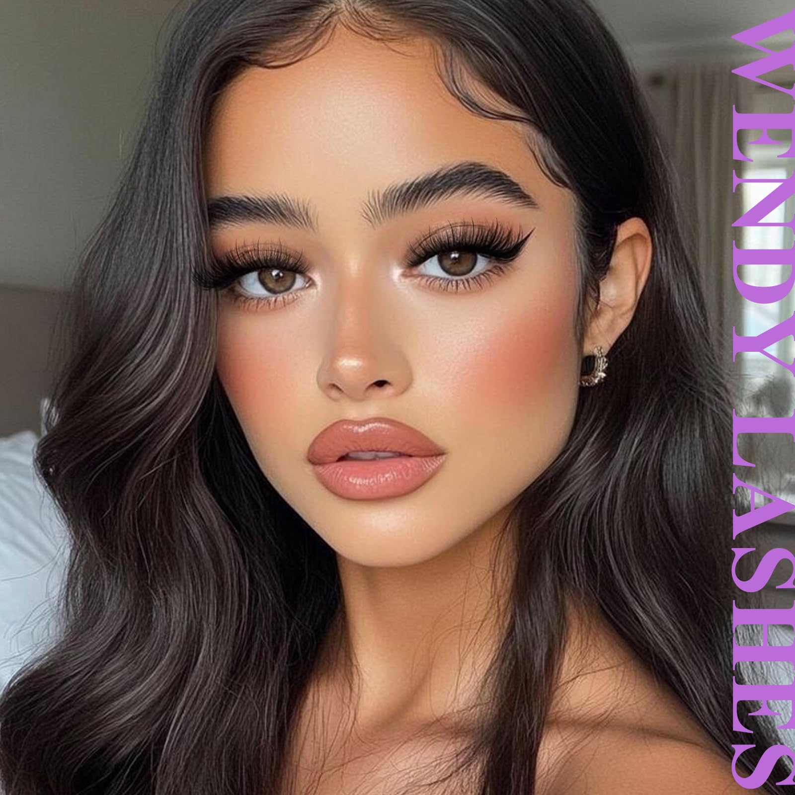 Wendy Lash Clusters Kit With Bottom Lashes 40D+50D+60D+80D+100D+150D 880-Pcs Fluffy Eyelash Clusters D Curl Lashes Extension Soft Eyelash Extension Kit Wispy Natural DIY at Home