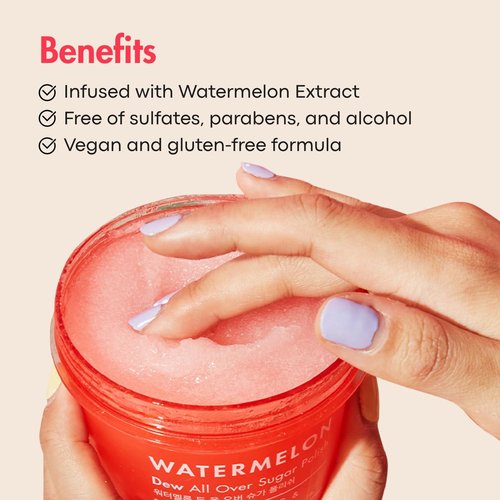 TONYMOLY Watermelon Dew Serum - Hydrating Face & Body Serum for Glowing Skin | Korean Skincare, 3.38 oz