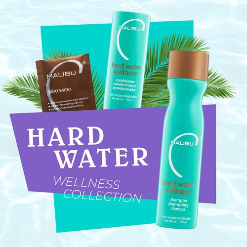 Malibu C Mini Rehab Hard Water Wellness | 2 Nourishing Remedy Packets for Healthy Hair