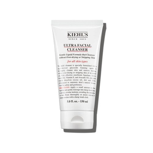 Kiehl's Ultra Facial Cleanser - Lightweight Foamy Formula that Replenishes Skin Barrier | All Skin Types, Paraben Free