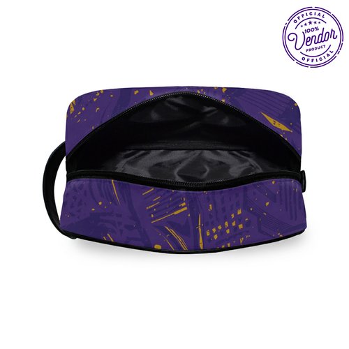BBGreek Omega Psi Phi Fraternity Paraphernalia - Official Vendor - Travel Toiletry Bag - Dopp Kit - Abstract